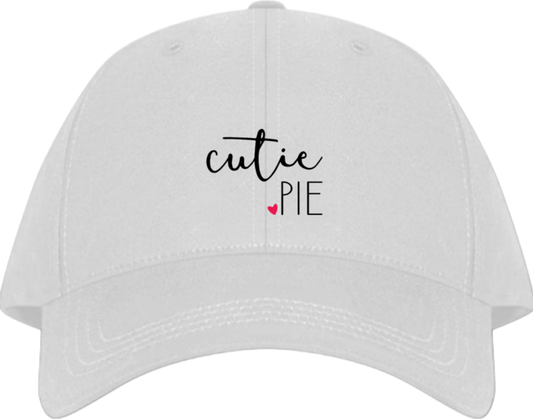 cutie PIE Baseball cap White 109