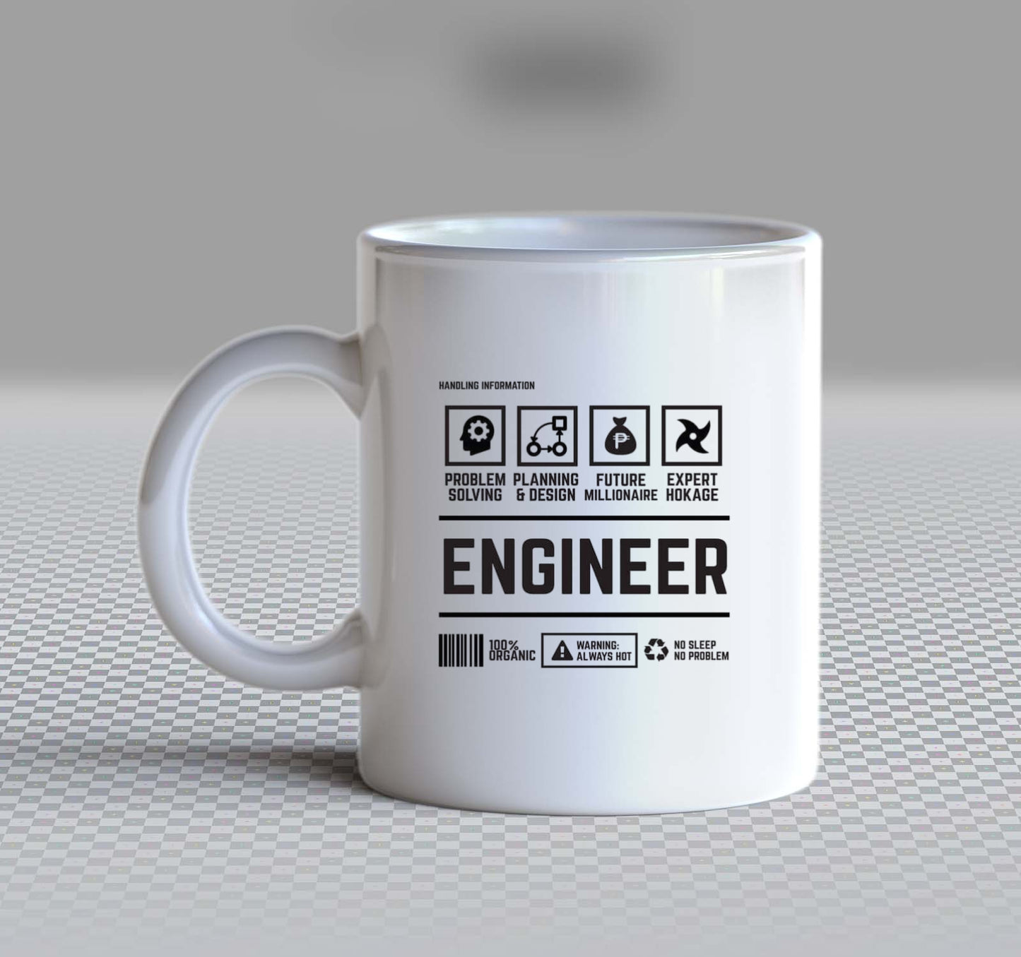 ENGINEER Back text Mug 115