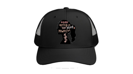 Baseball cap Black Never apologize for being a powerful woman 161