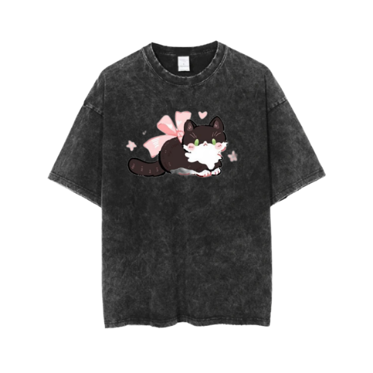 cat One Size t- shirt  Washed 115