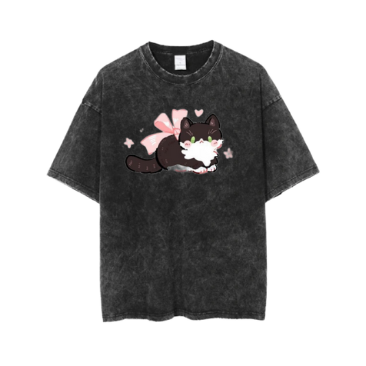 cat One Size t- shirt  Washed 115
