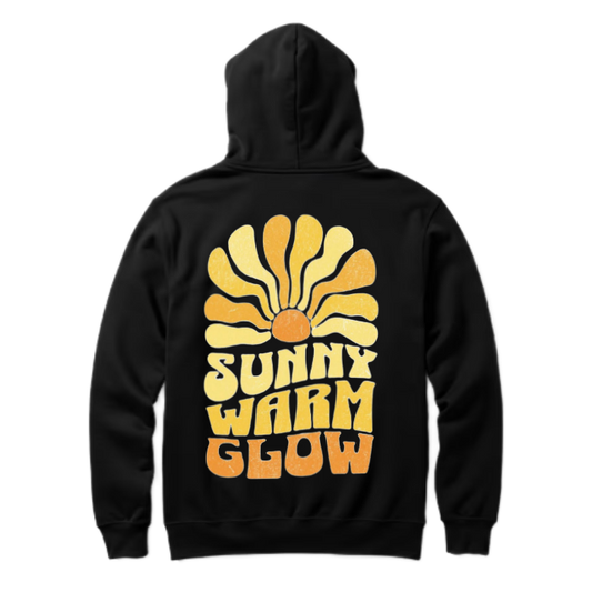 SUNNY WARM GLOW One Size hoodie Black Back 115