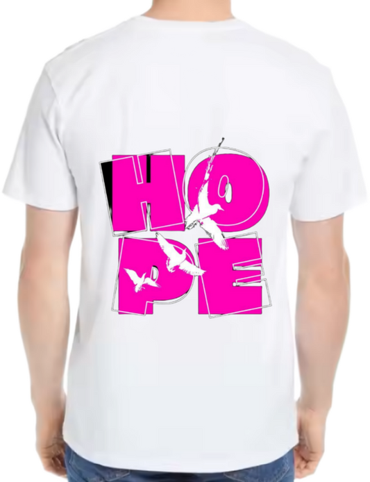 HOPE t- shirt One Size White back 115