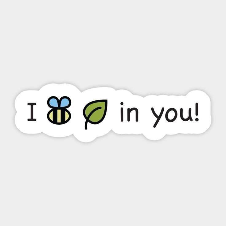 I Bee Leaf in You" Funny Pun Vinyl Sticker - Cute Motivational Animal Decal for Kindle, Laptop, Water Bottle & Journal - Positive Encouragement Gift for Friends, Students & Kids