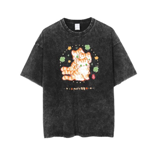 cat One Size t- shirt  Washed 116