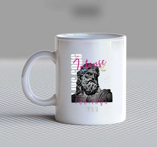 Intense Feelings Back text Mug 116