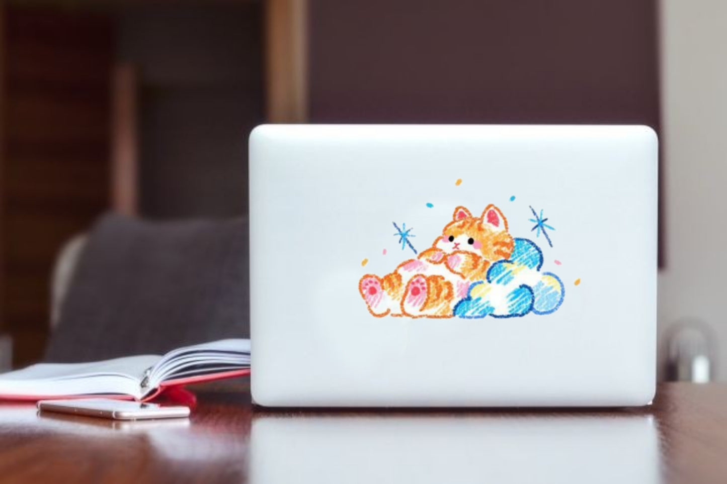 cat Laptop Sticker 117