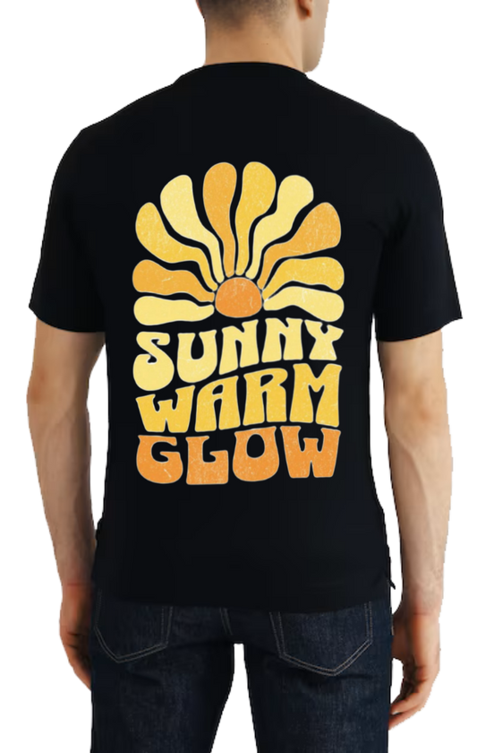 SUNNY WARM GLOW t- shirt One Size Black back 117