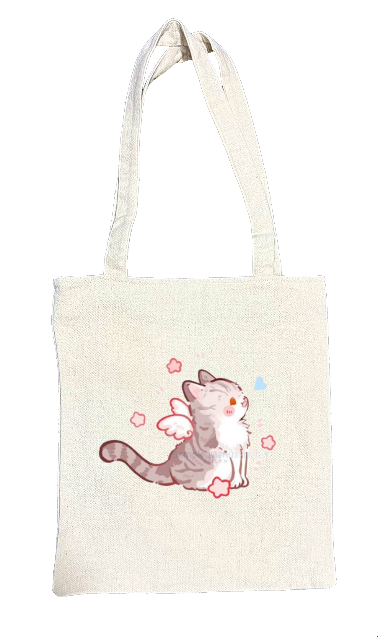 cat tote bag White 117