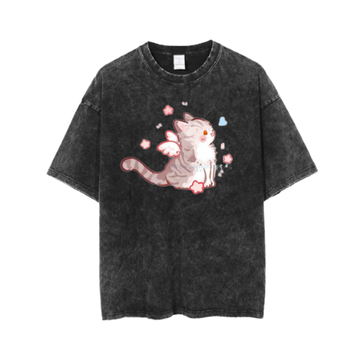 cat One Size t- shirt  Washed 118