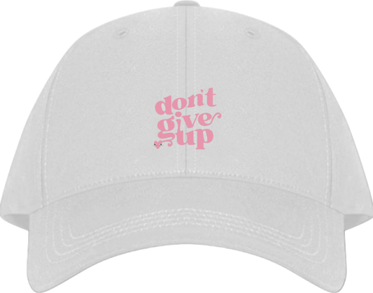 don't give up Baseball cap White 112
