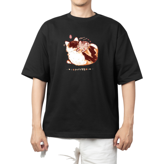 cat One Size t- shirt Black 119