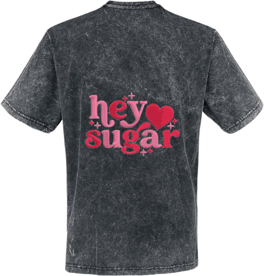 Hey Sugar t- shirt One Size Washed Back 118