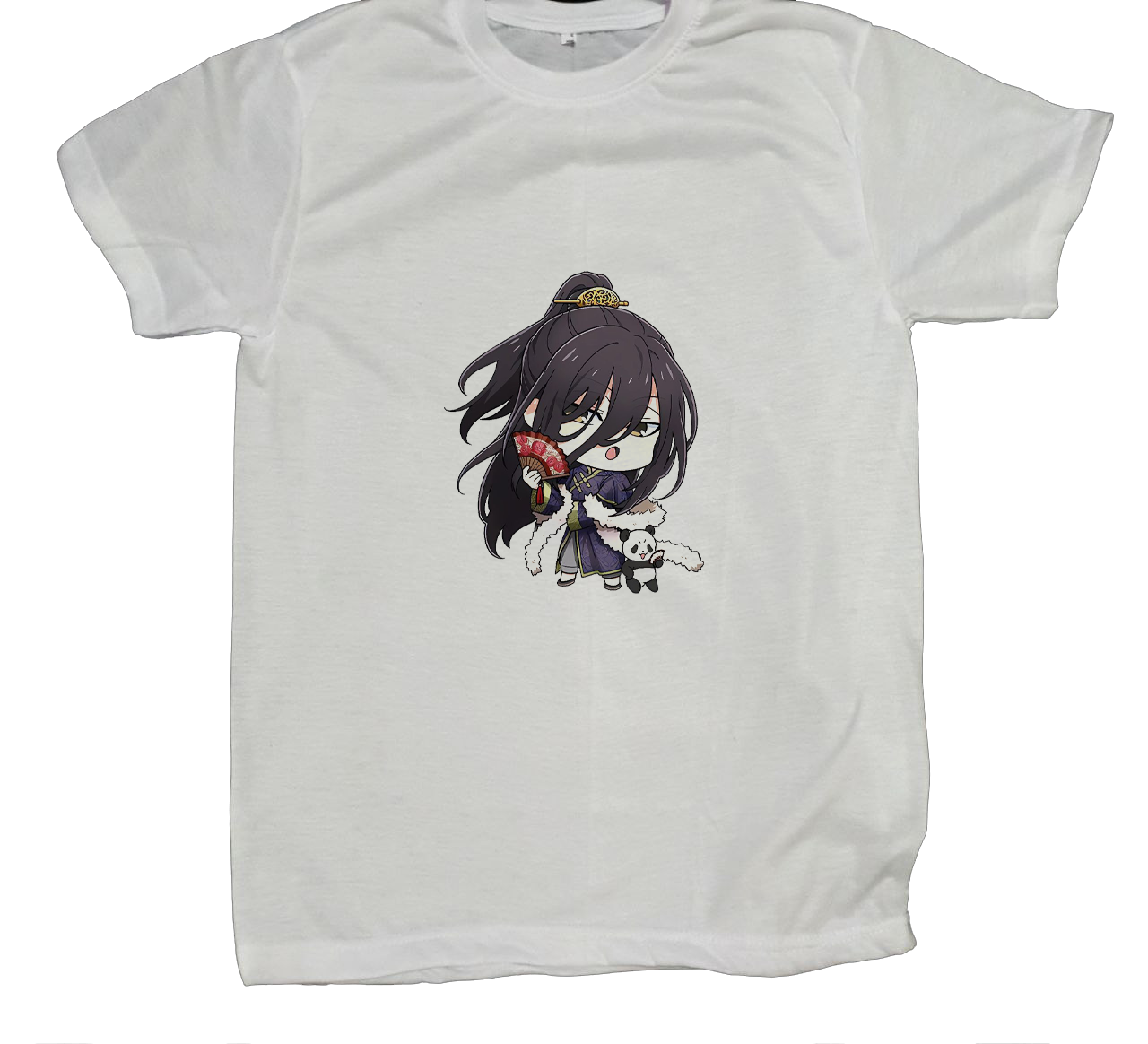 blue lock t- shirt fat White 11