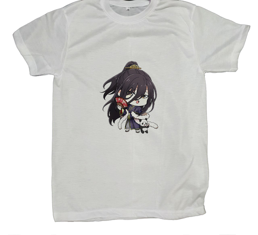 blue lock t- shirt fat White 11