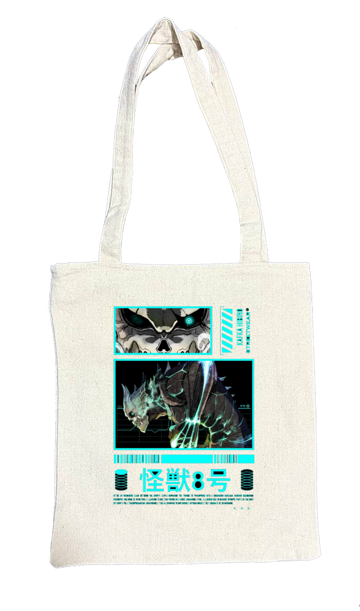 Kaiju No. 8 tote bag beige 11