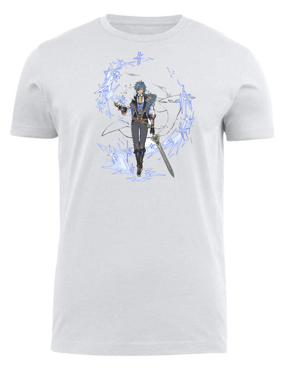 Genshin Impact t-shirt fit White 11