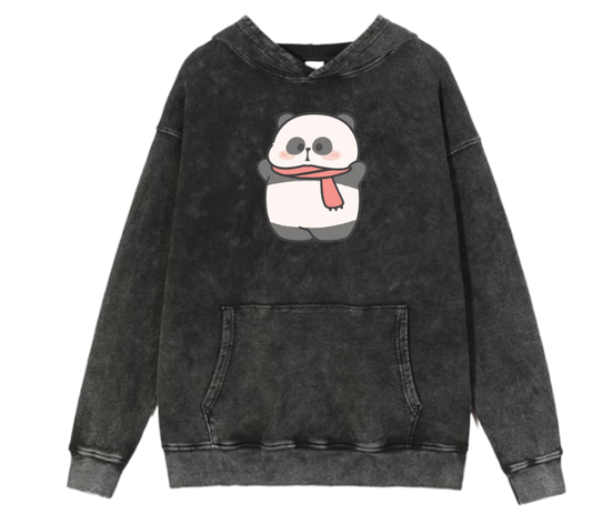 PANDA Oversize Hoodie Washed 11