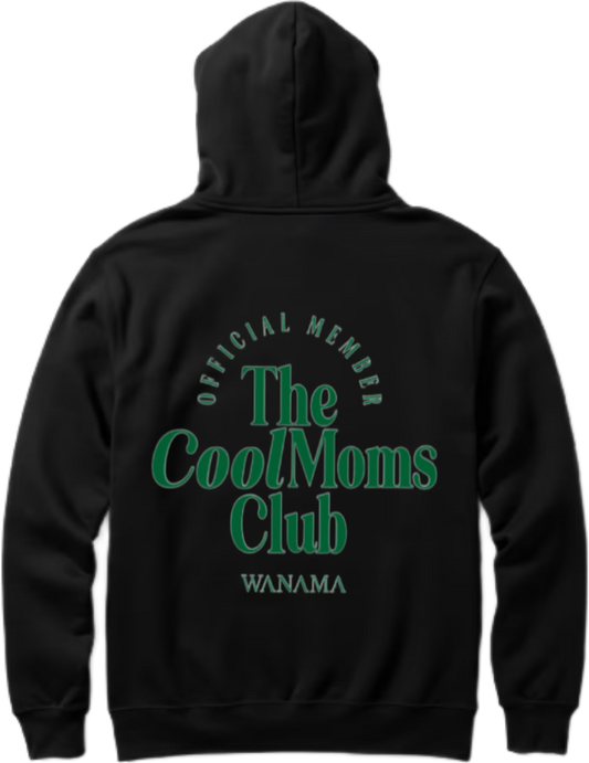 Mom dad parents Oversize Hoodie Black Back 11