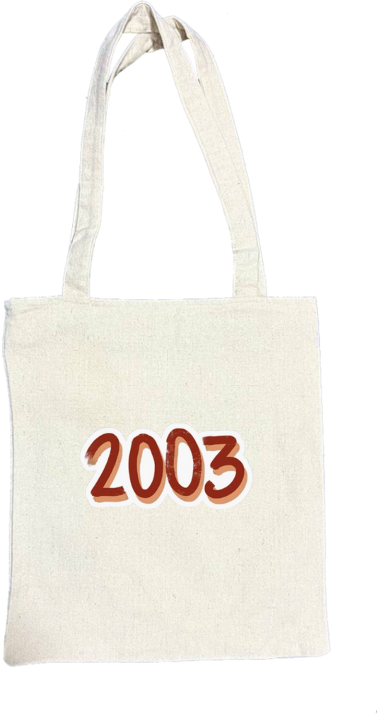 age tote bag Beige 2003
