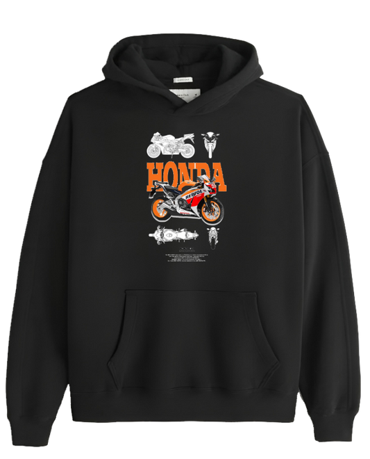 MOTOR CYCLE One Size hoodie Black 11