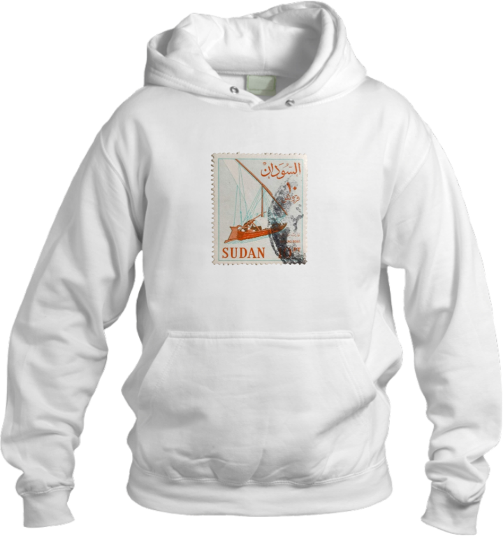 Sudan Oversize Hoodie White 11