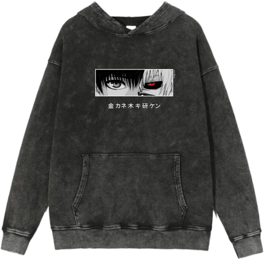 Tokyo ghoul One Size hoodie Washed 11