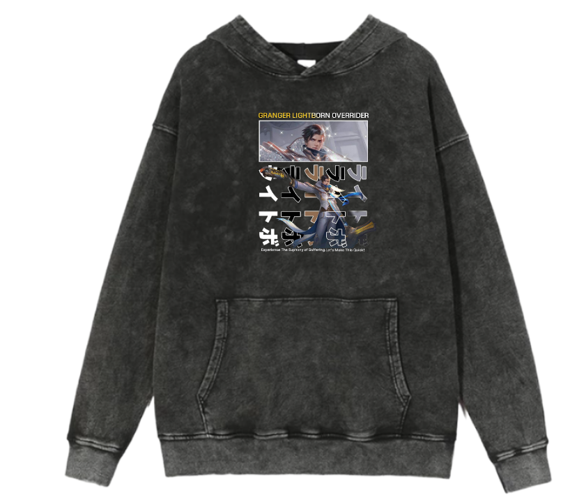 Mobile Legends Bang Bang One Size hoodie Washed 11