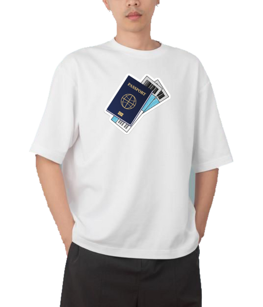 travel travellar t- shirt White 12