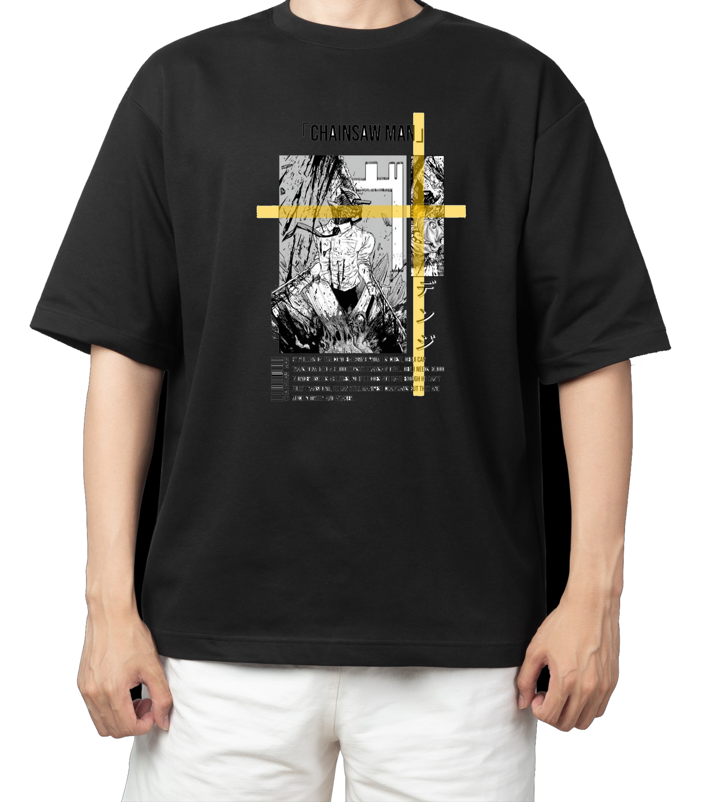 Chainsaw Man t- shirt One Size Black 11