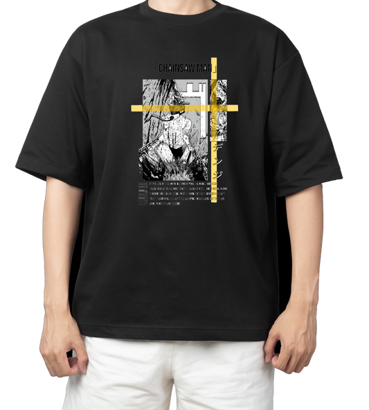 Chainsaw Man t- shirt One Size Black 11