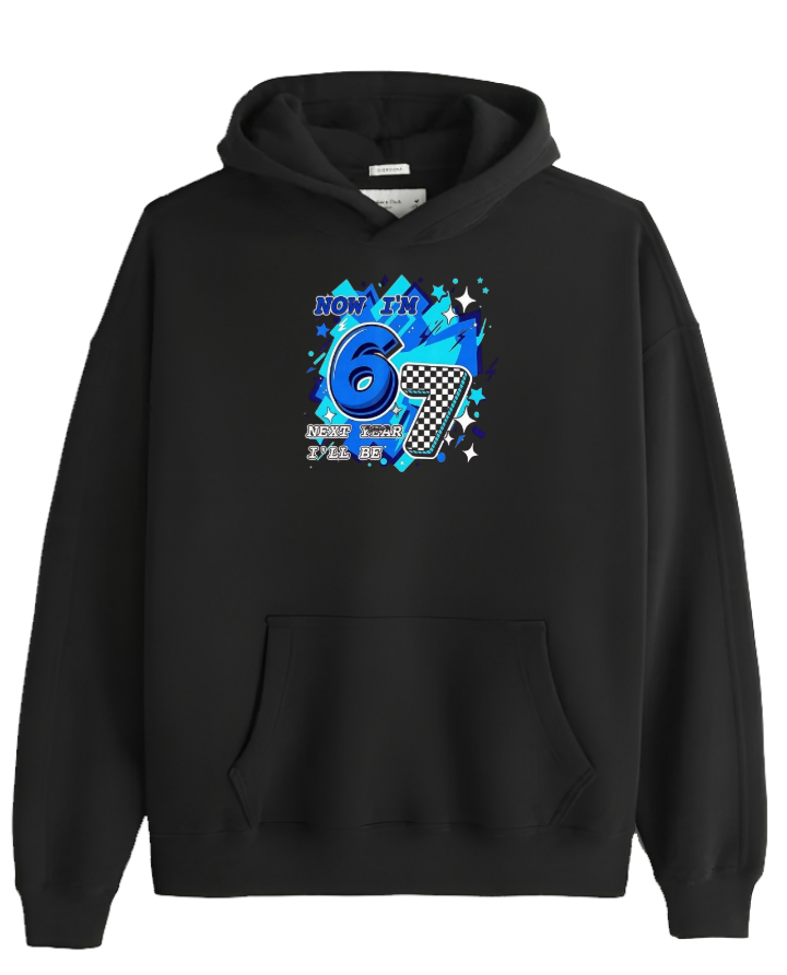 designs 67 Oversize Hoodie Black 11