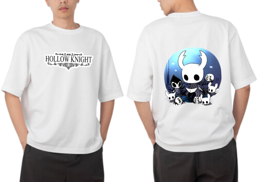 Hollow Knight t- shirt One Size White Back 11