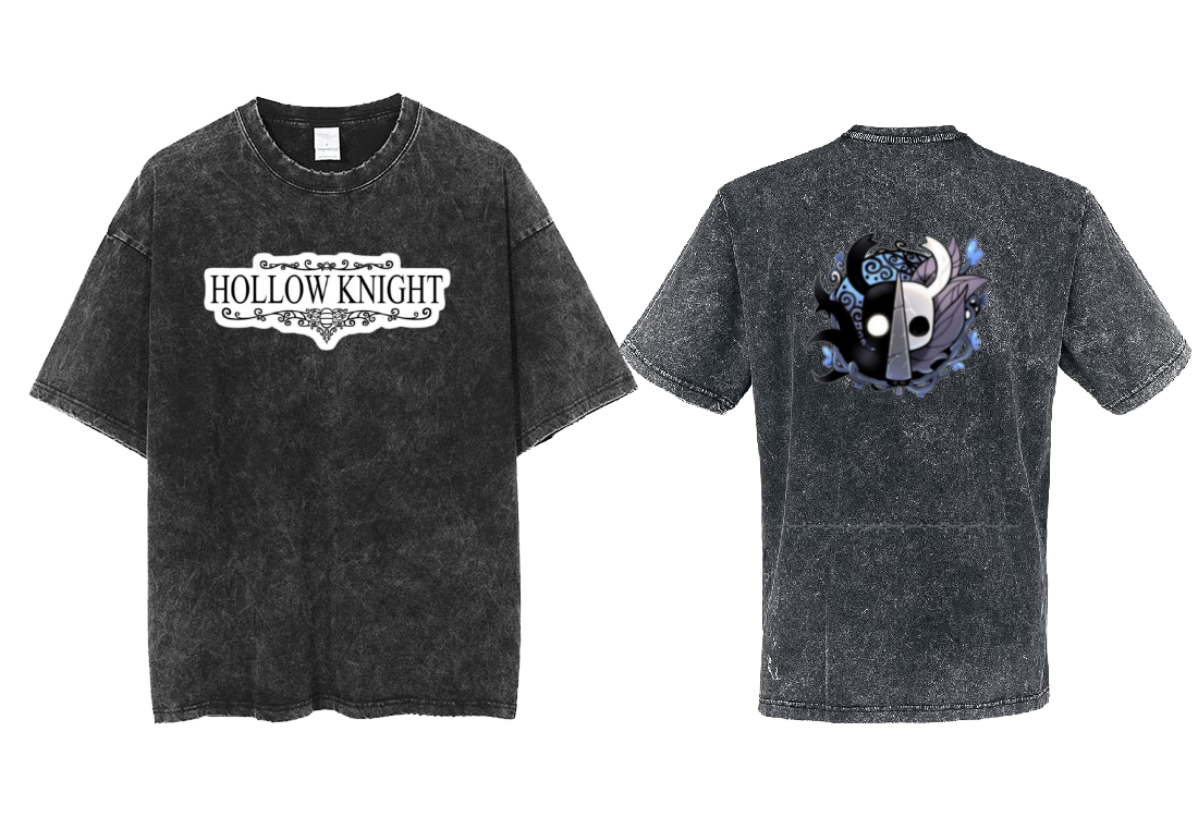Hollow Knight t- shirt One Size Washed Back 11