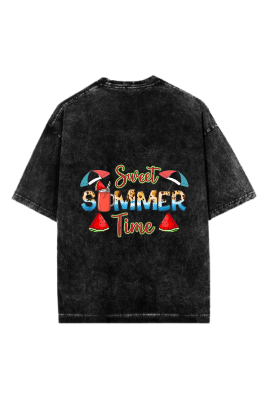 Summer Vibes One Size t- shirt Washed Back 11
