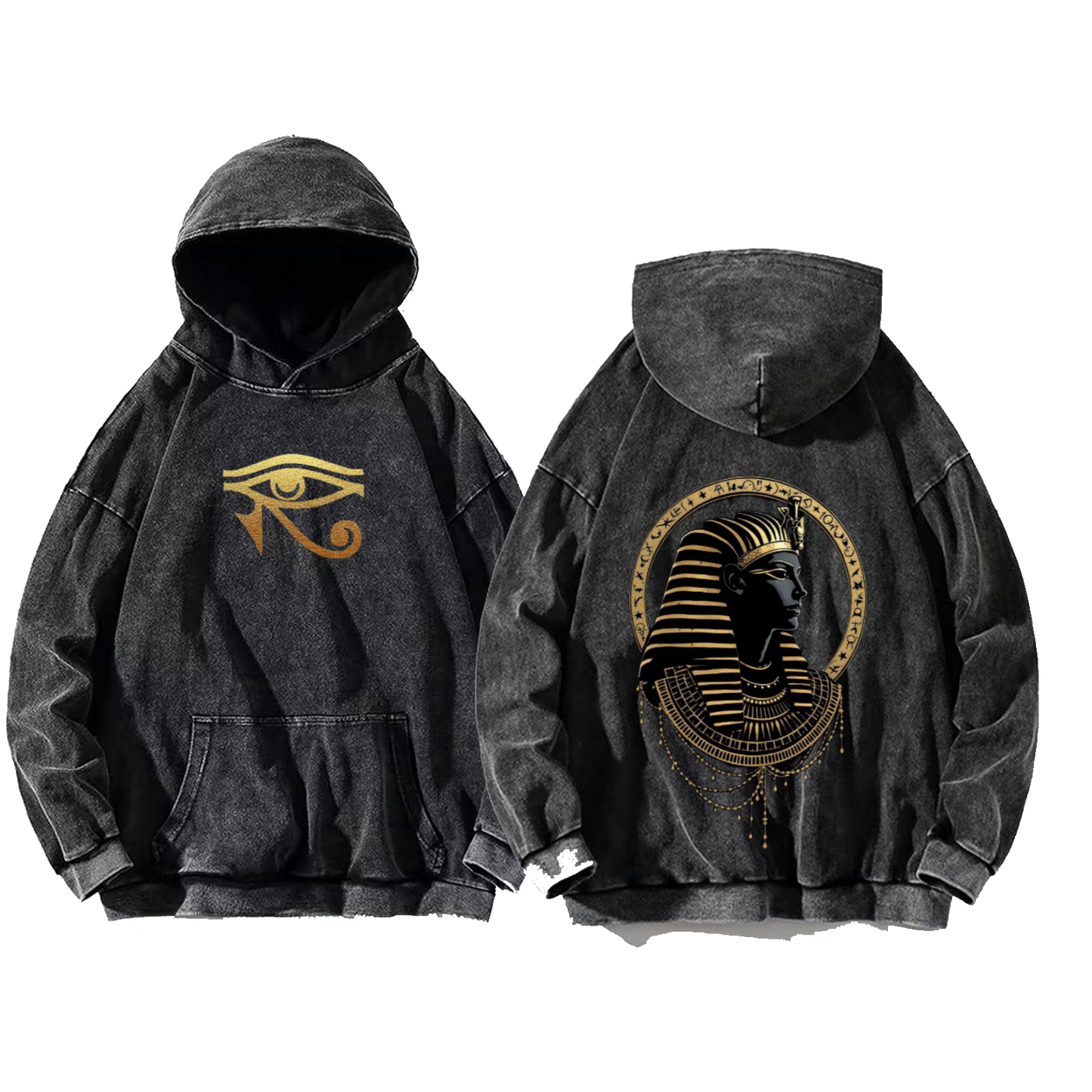 Egypt Over Size hoodie Washed Back 11