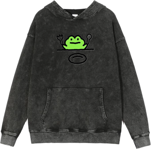Frog Oversize Hoodie Washed 11