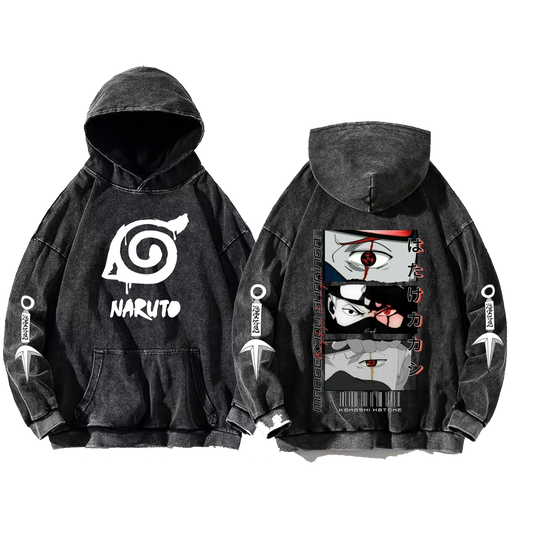 Naruto Shippuden One Size hoodie Washed Back 11
