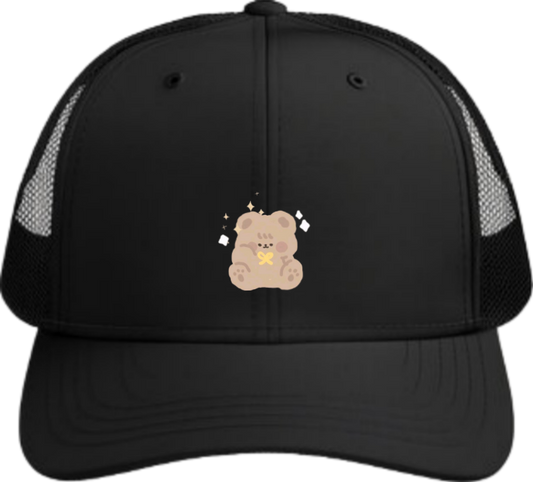 bear Baseball cap Black 11