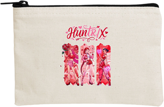 Hunterix kpop wallet pencil case Beige 11