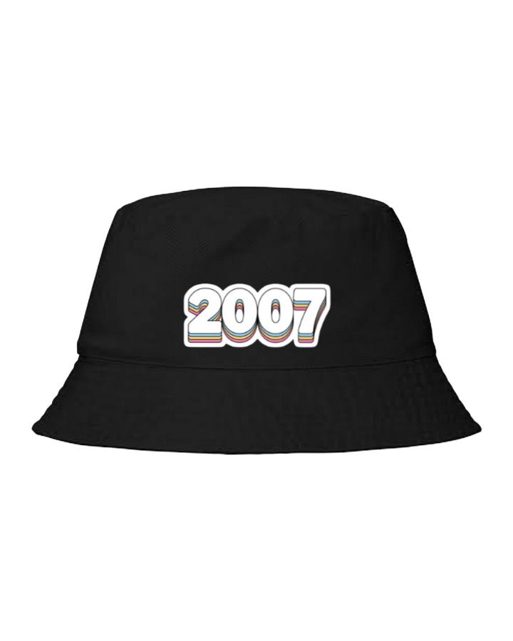 age Bucket hat Fishman hat cap Black 2007