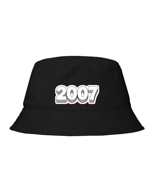 age Bucket hat Fishman hat cap Black 2007