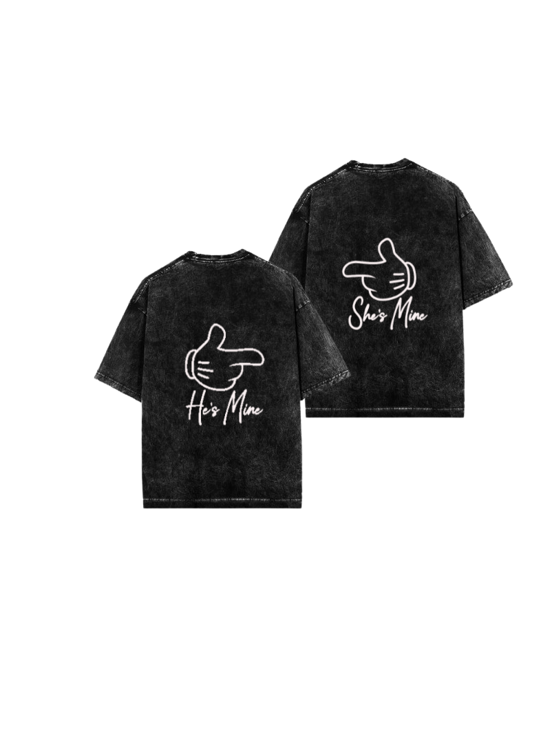 VaIentine coupIe One Size t- shirt Washd Cables 11