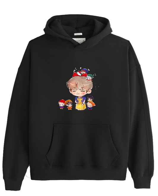 BTS One Size hoodie Black 11