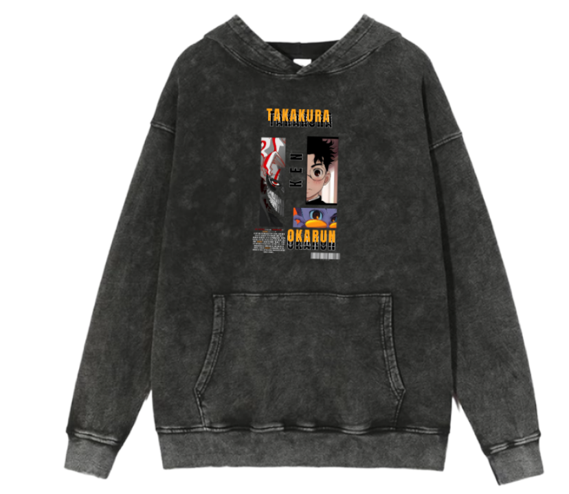 Dandadan One Size hoodie Washed 11