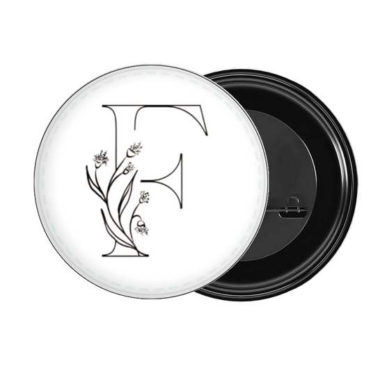 vector letter brooch F 11
