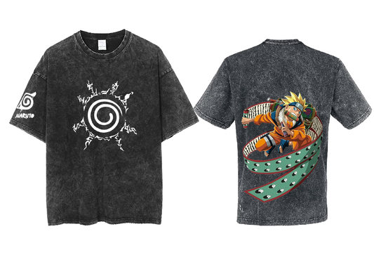 Naruto Shippuden t- shirt One Size Washed Back 10