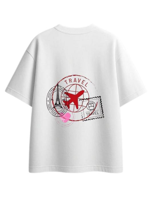 travel travellar t- shirt White Back 11