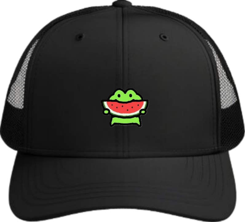 Frog Baseball cap Black 11