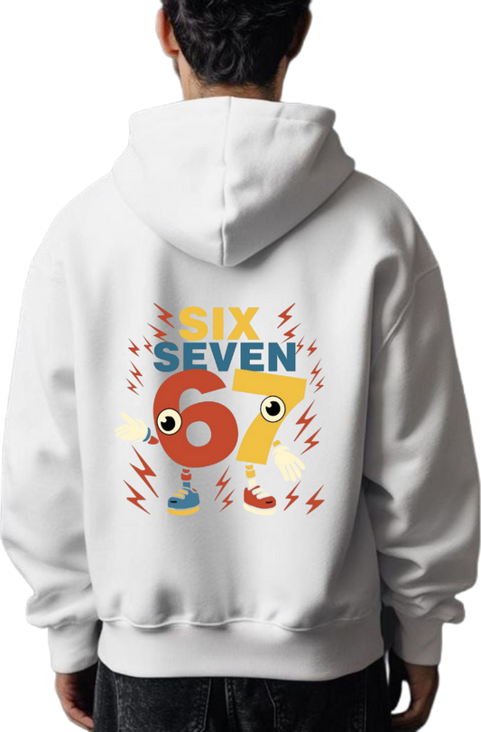 designs 67 Oversize Hoodie White Back 11